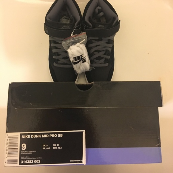 ❌SOLD❌Nike SB Dunk Mid Griptapes 2007 Release RARE - Picture 5 of 6